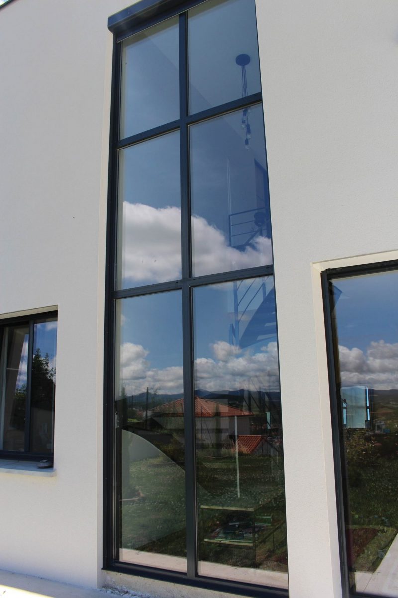 mur rideau aluminium