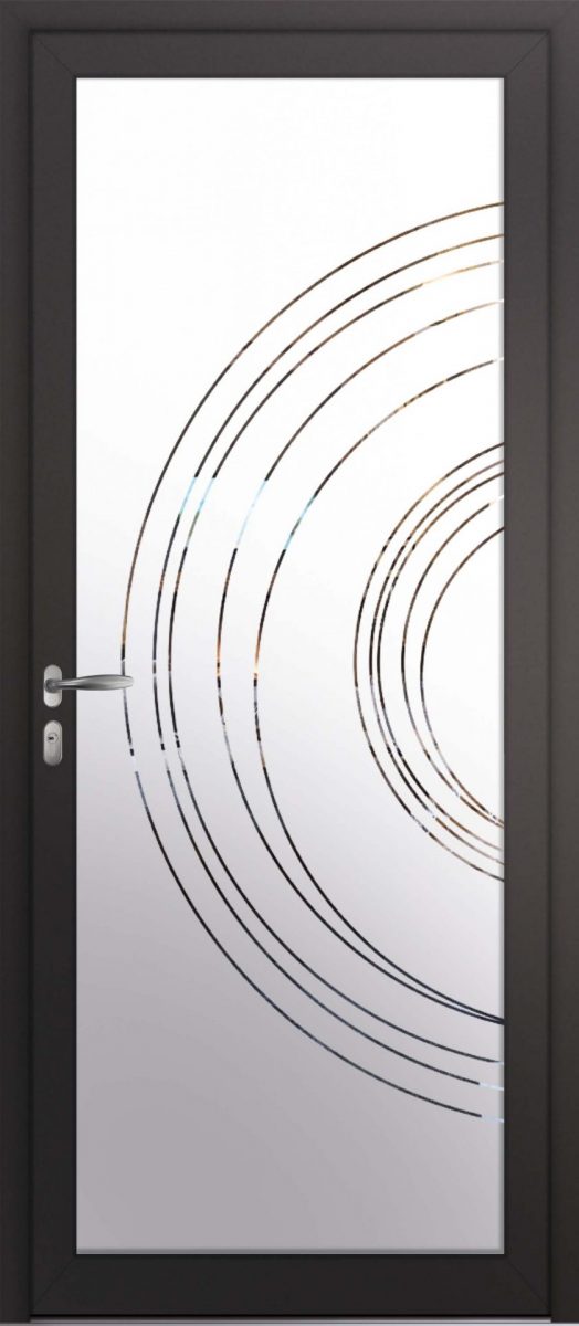 porte vitrée aluminium