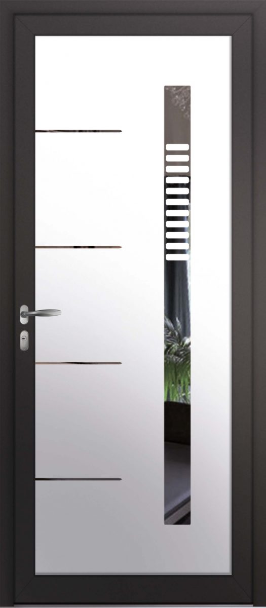 Porte vitrée aluminium