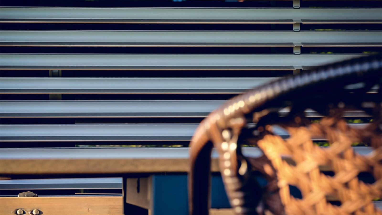 Volets à lames orientables