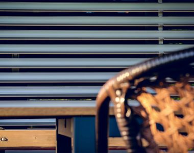 Volets à lames orientables