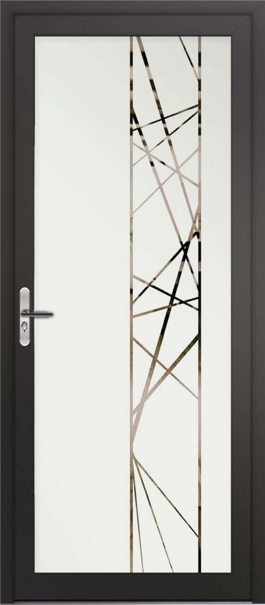 porte alu vitrée