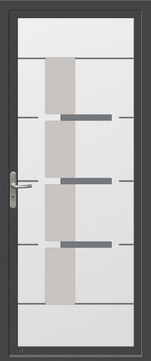 porte monobloc vitrée