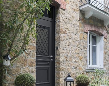 Portes aluminium traditionnelles