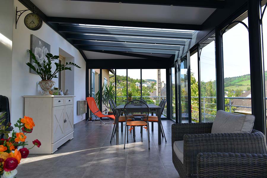 véranda contemporaine