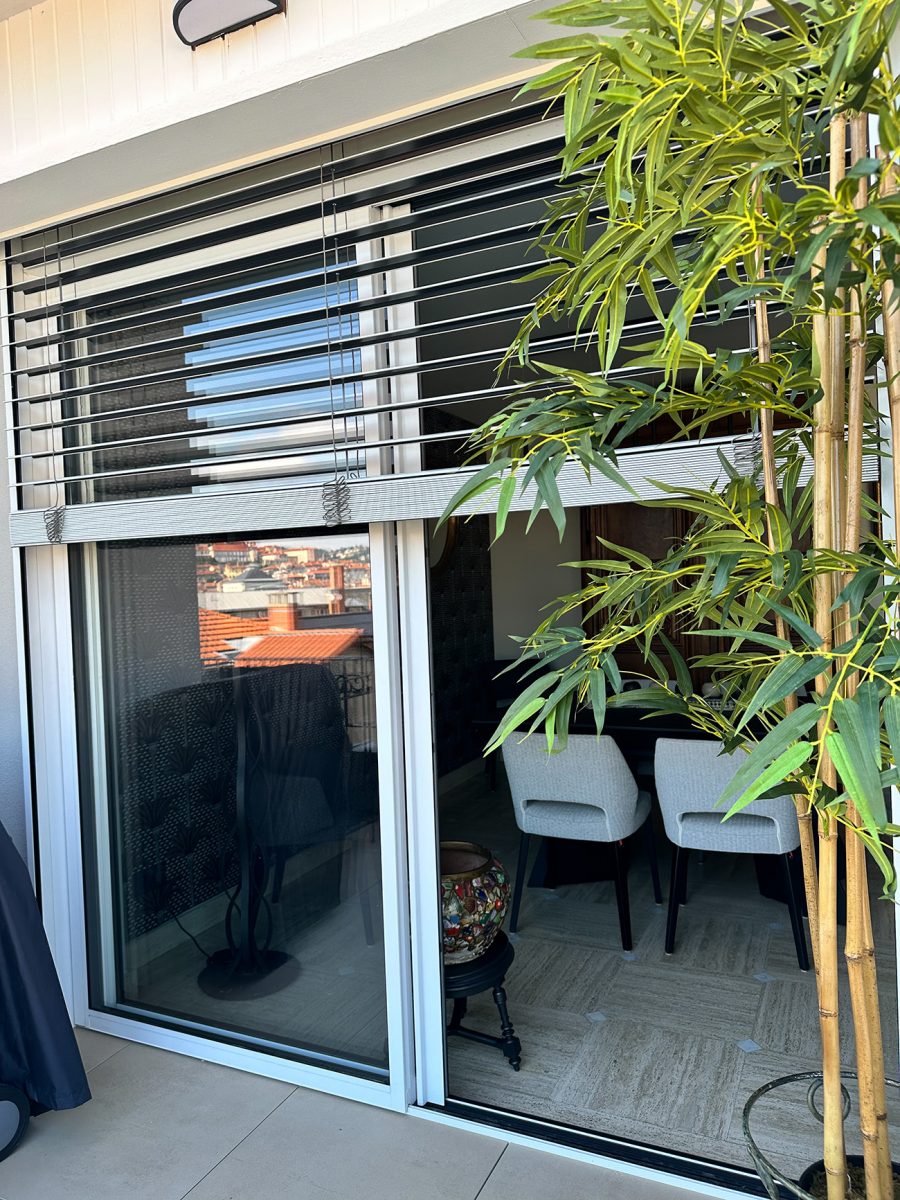 coulissant bicolore alu