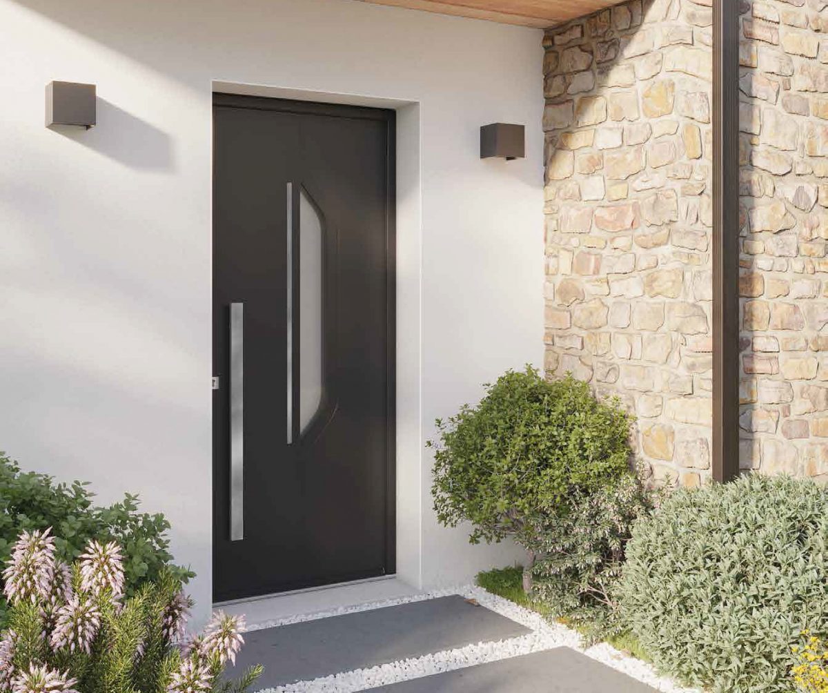 porte d'entrée aluminium